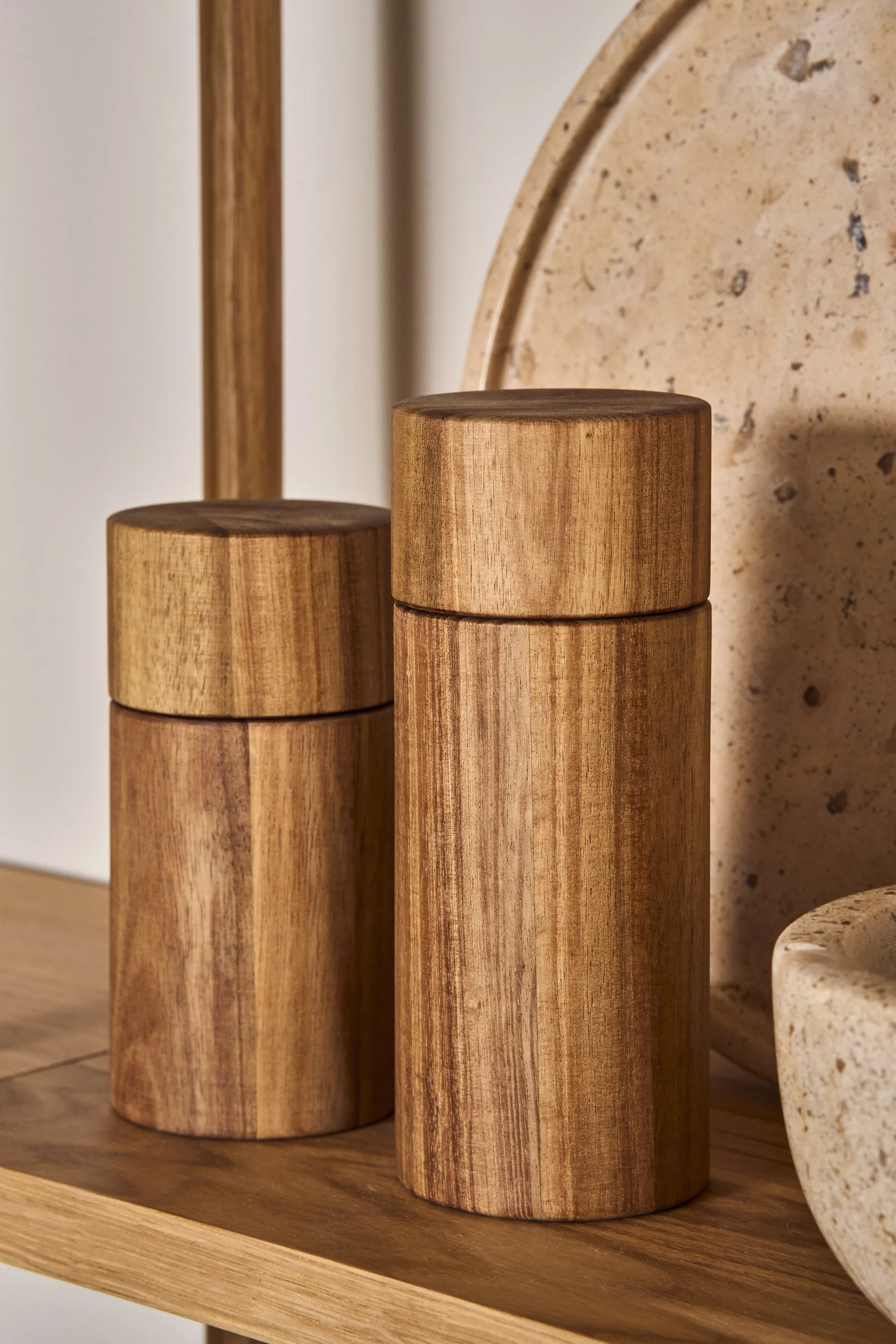 Hollow salt- & pepperkvern - Akasie,  Scandi Living
