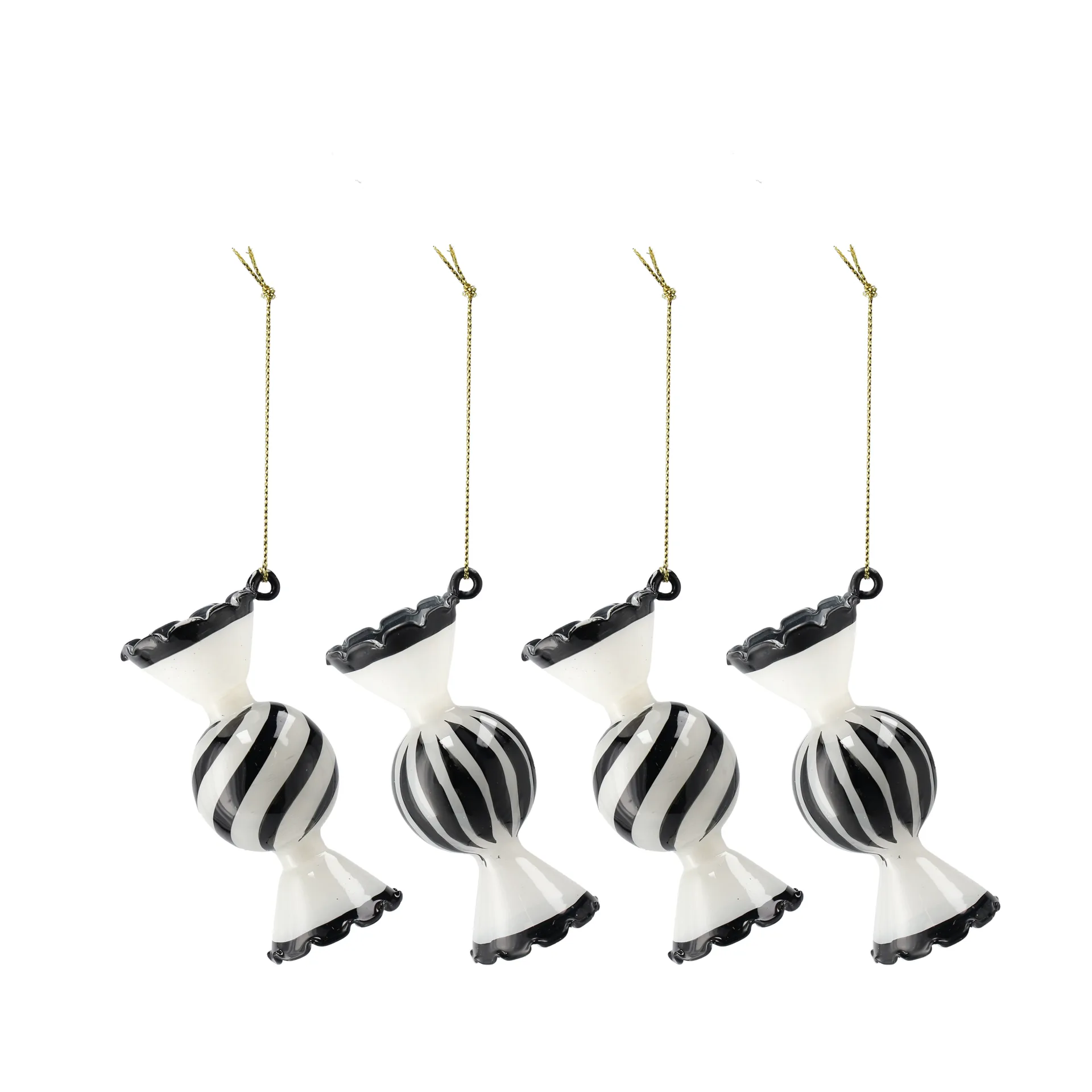 Jolly julekule 4-pk, Hvit Scandi Living
