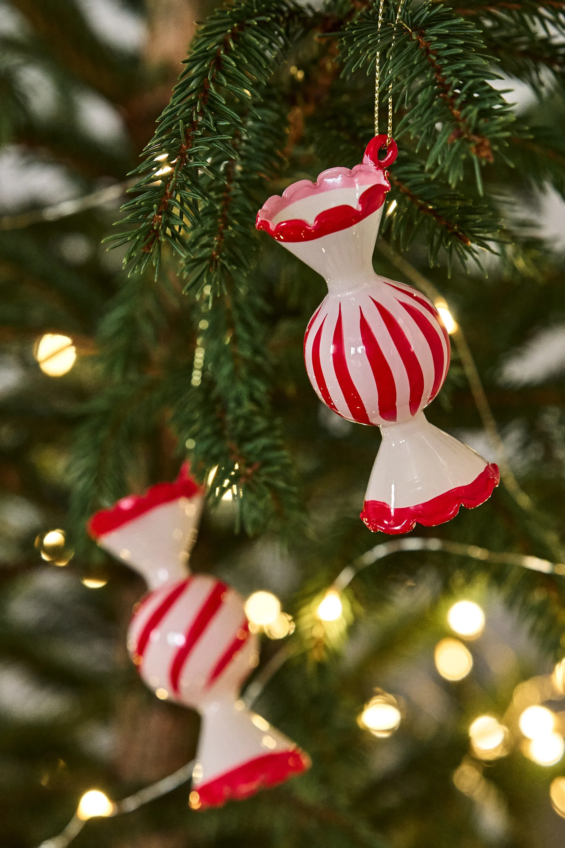 Jolly julekule 4-pk, Rød Scandi Living