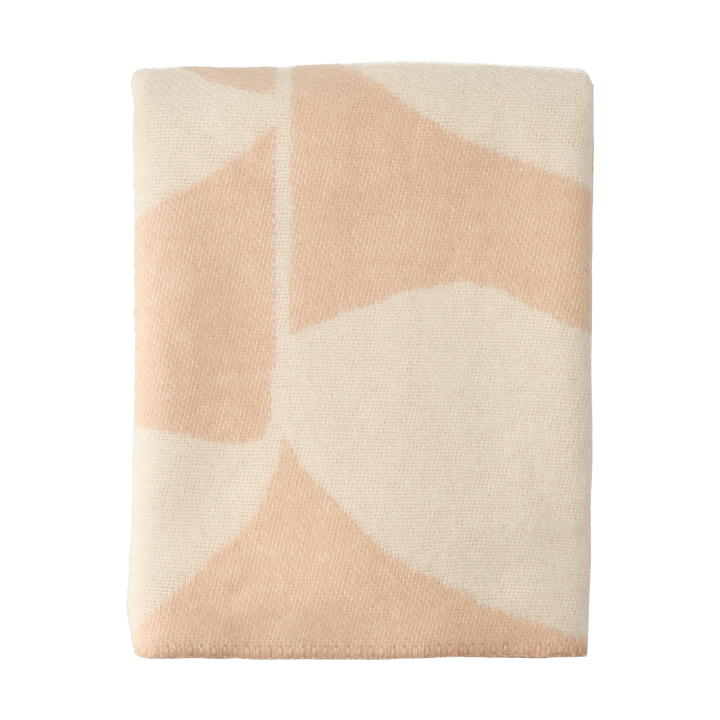 Leaf ullpledd 130x180 cm - Fersken - Scandi Living
