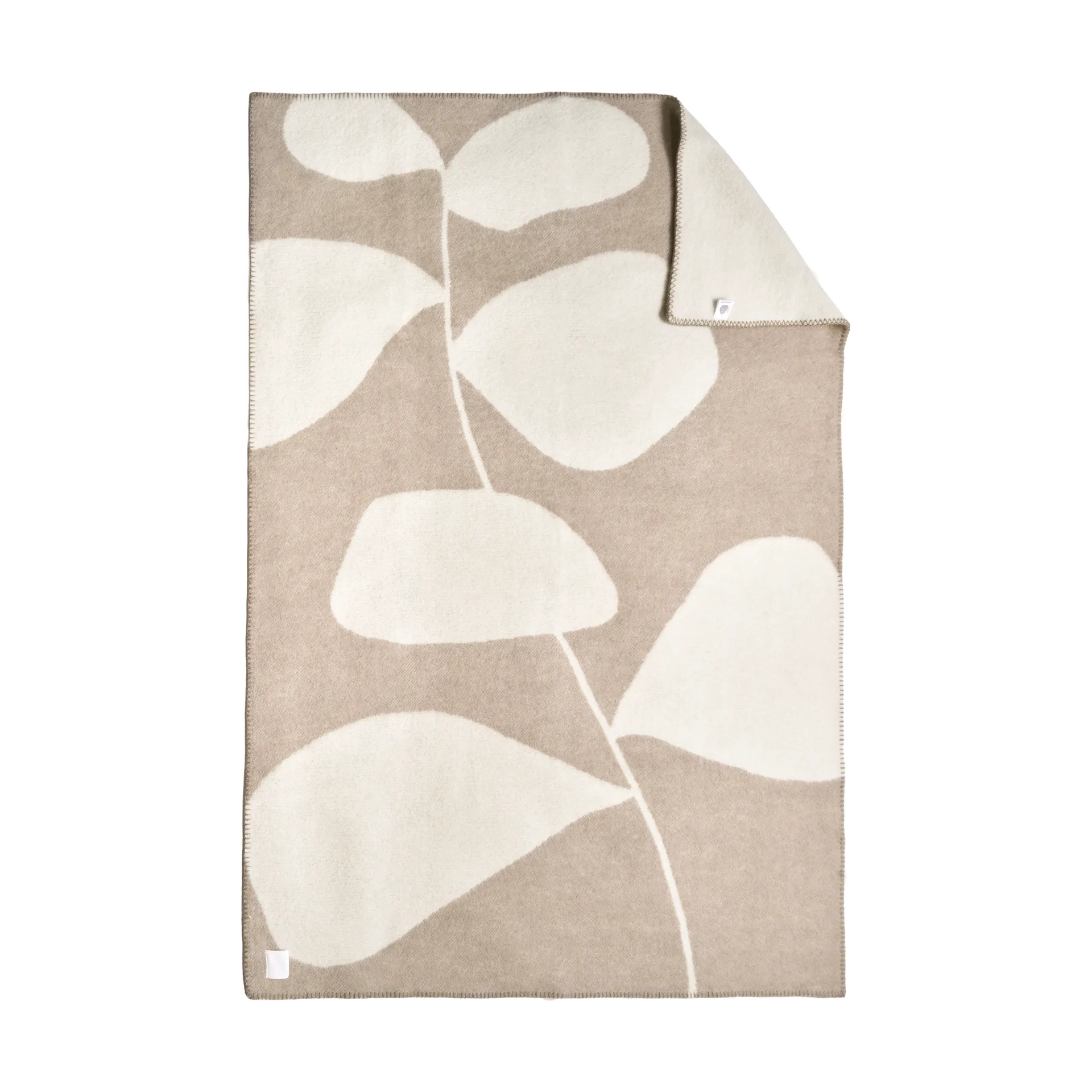 Leaf ullpledd 130x180 cm, Muldvarp Scandi Living