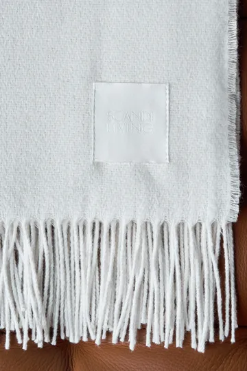Loom bomullspledd 125x170 cm - Birch - Scandi Living
