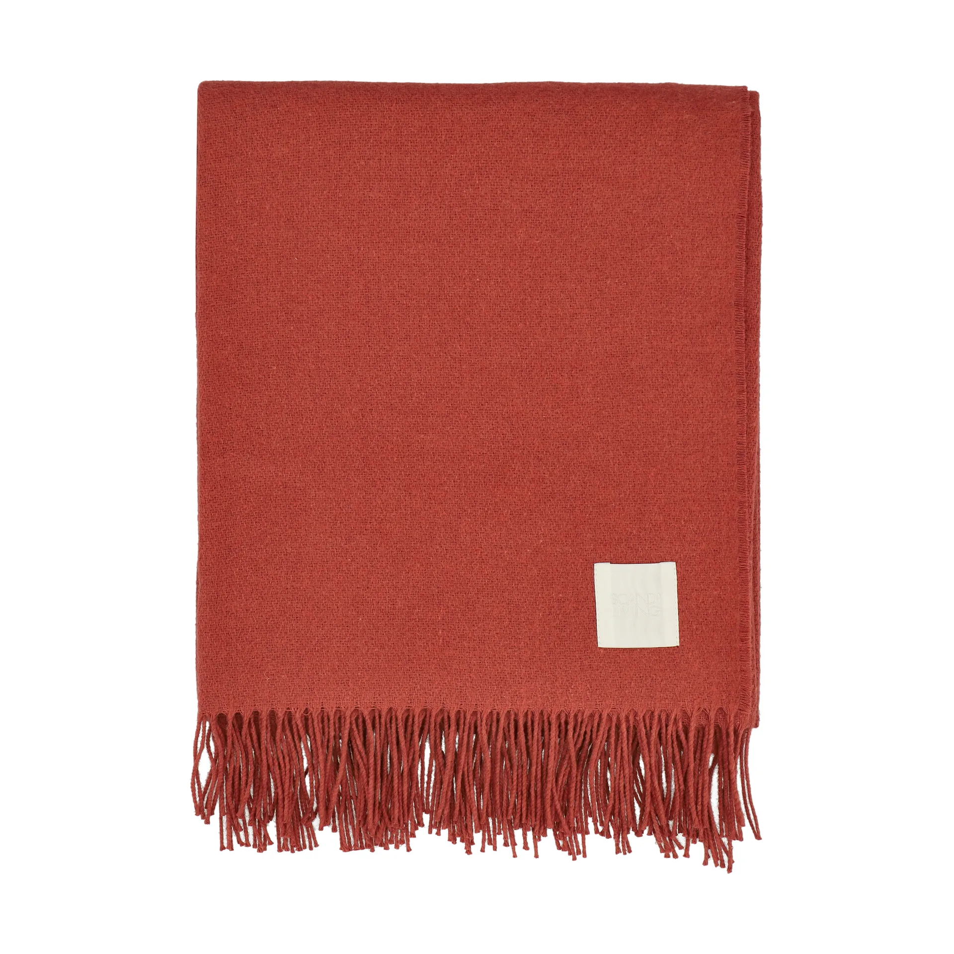 Loom bomullspledd 125x170 cm, Rust Scandi Living
