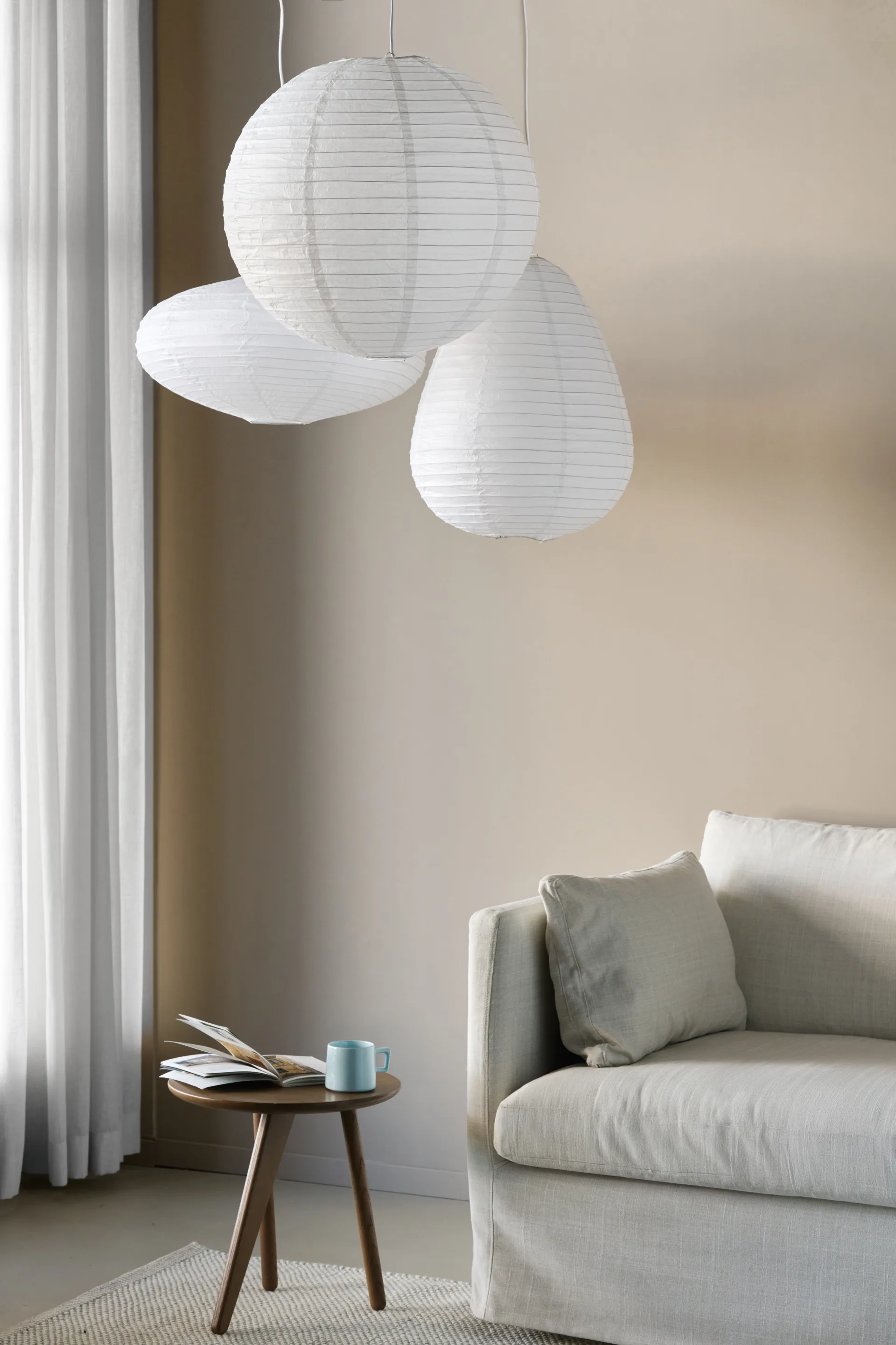 Lucent lampeskjerm drop, Ø53 cm Scandi Living