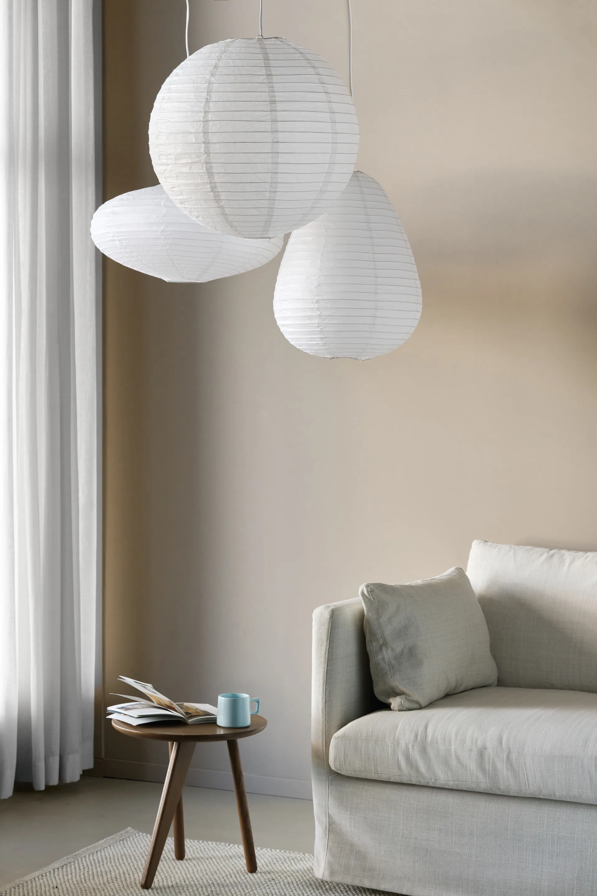 Lucent lampeskjerm oval, Ø40 cm Scandi Living