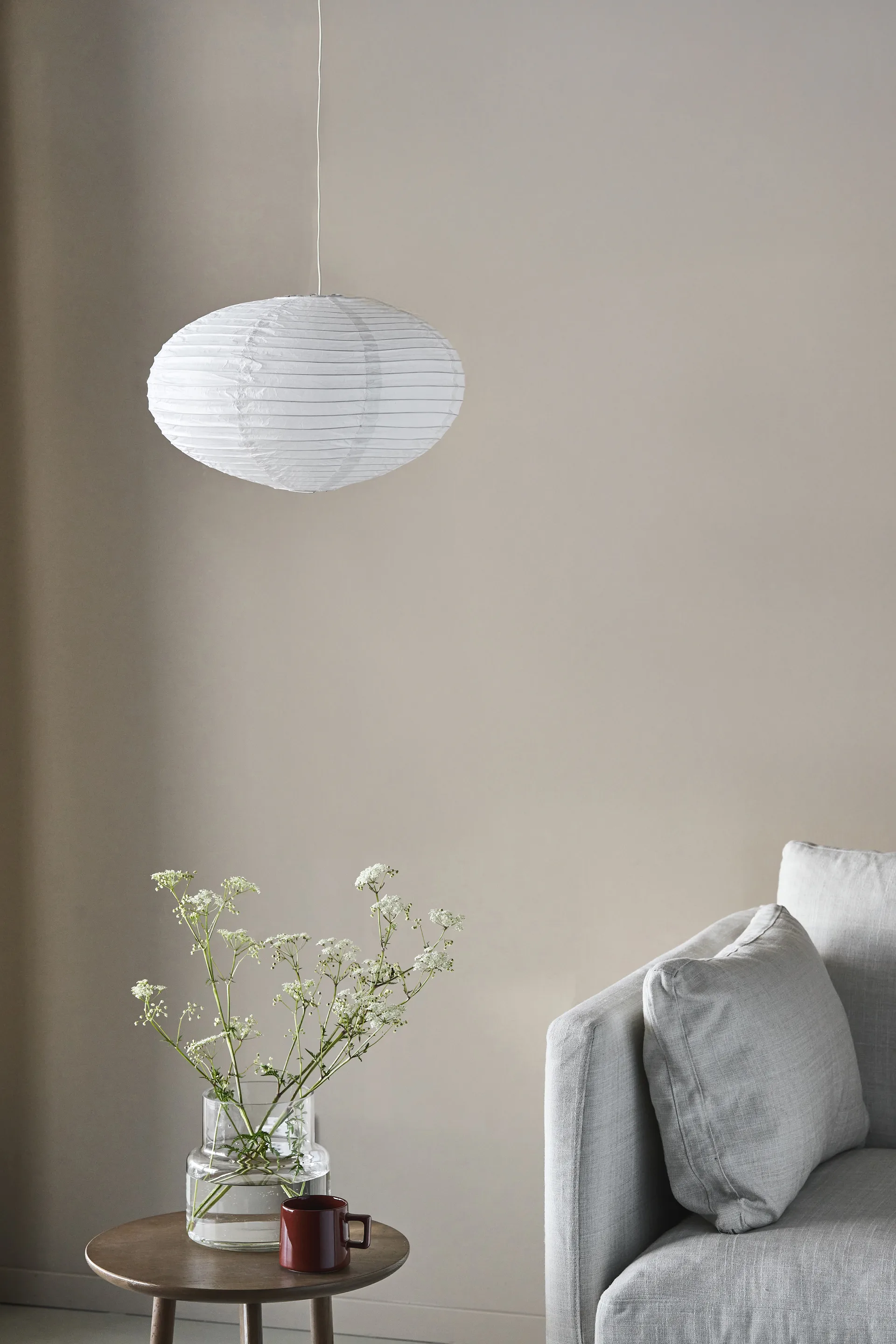 Lucent lampeskjerm oval, Ø53 cm Scandi Living