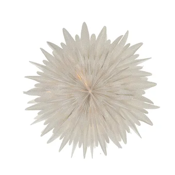 Luna adventsstjerne Ø80 cm 2-pakning - Hvit med prikker - Scandi Living