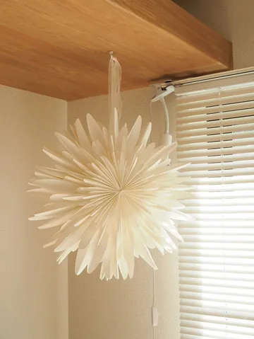 Luna adventsstjerne hvit - 45 cm - Scandi Living