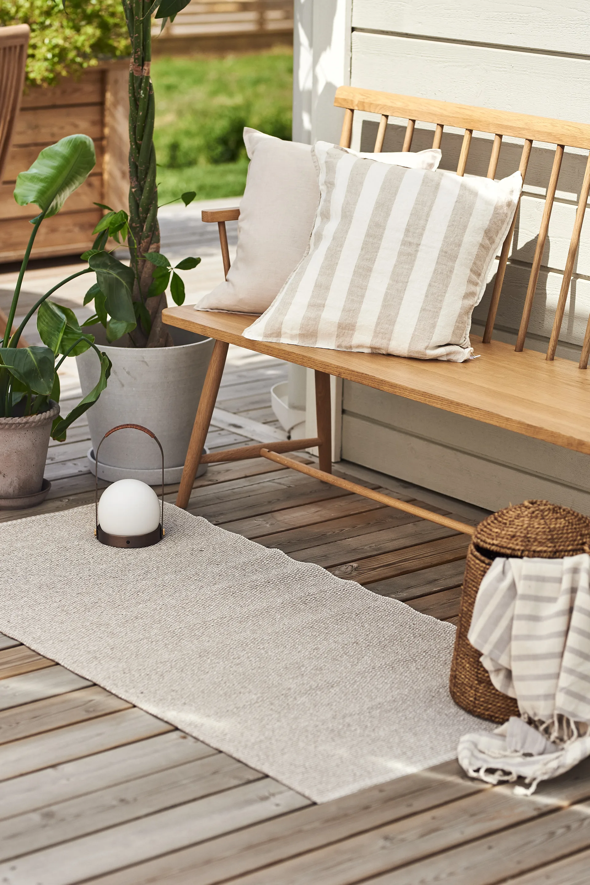 Mellow plastteppe greige, 70 x 200 cm Scandi Living