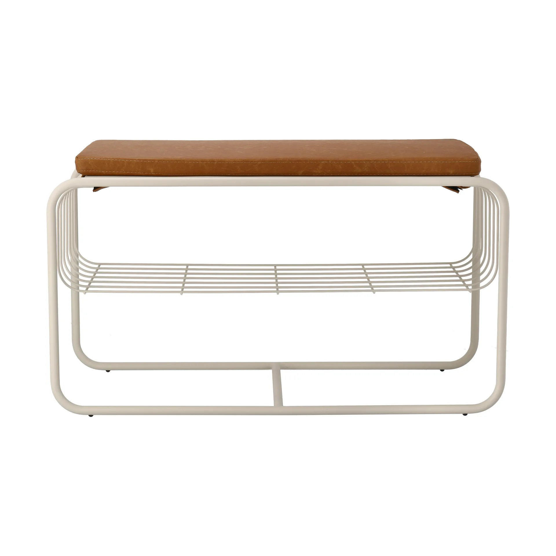 Nod benk/skohylle 80x36c42 cm, Beige Scandi Living