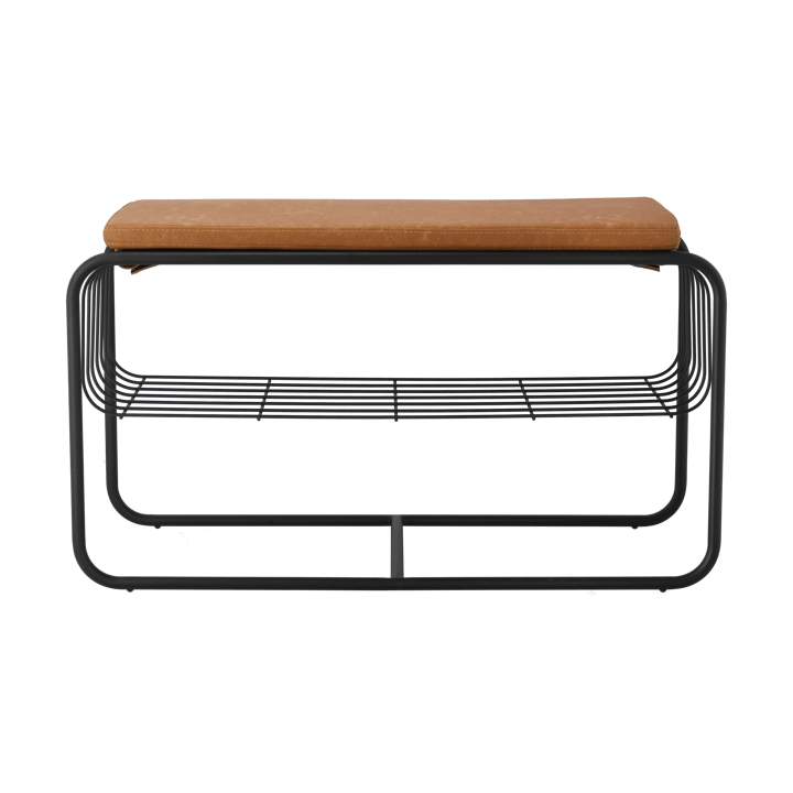 Nod benk/skohylle 80x36c42 cm, Black Scandi Living