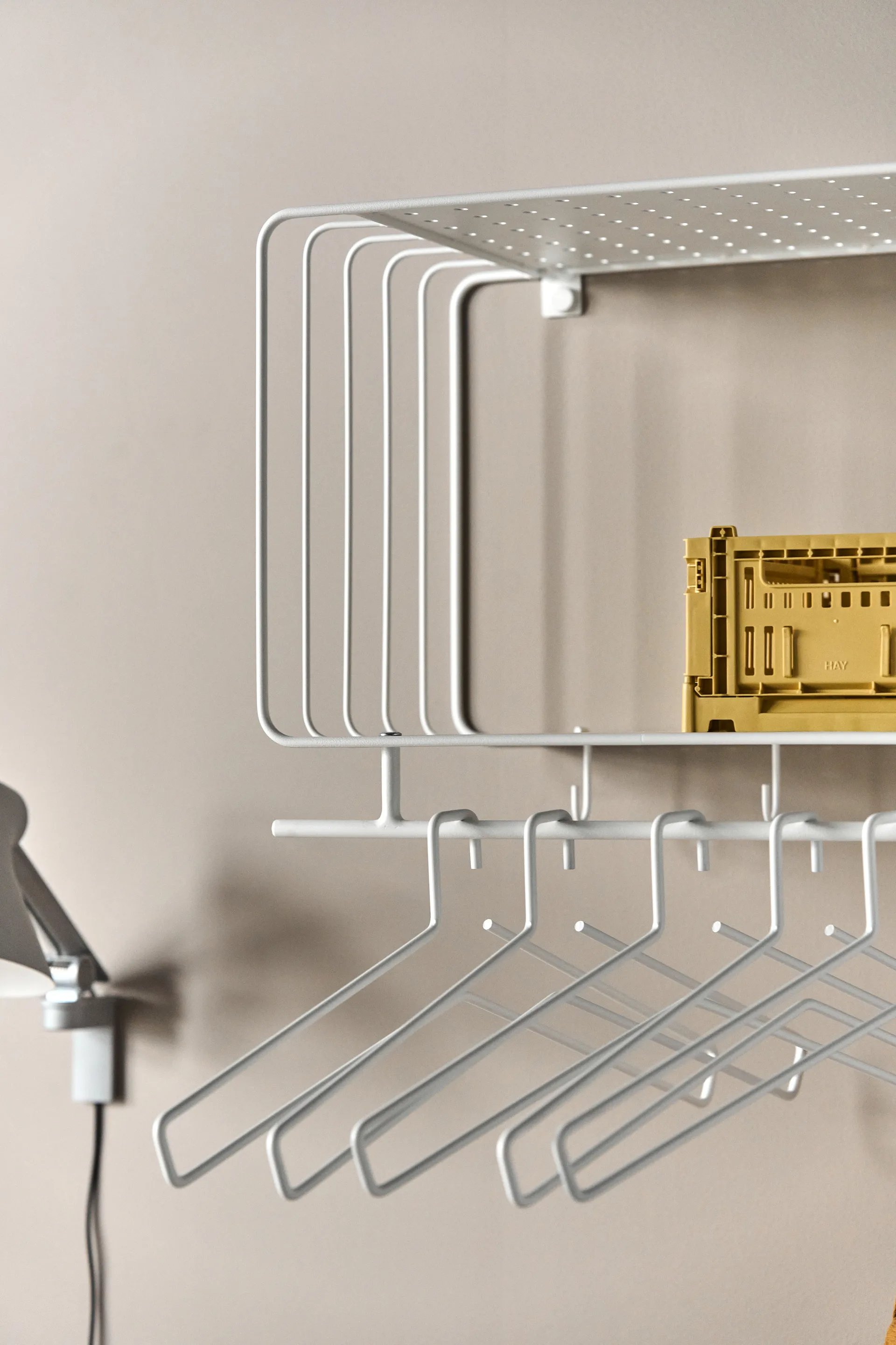 Nod hatthylle 45 cm, White Scandi Living