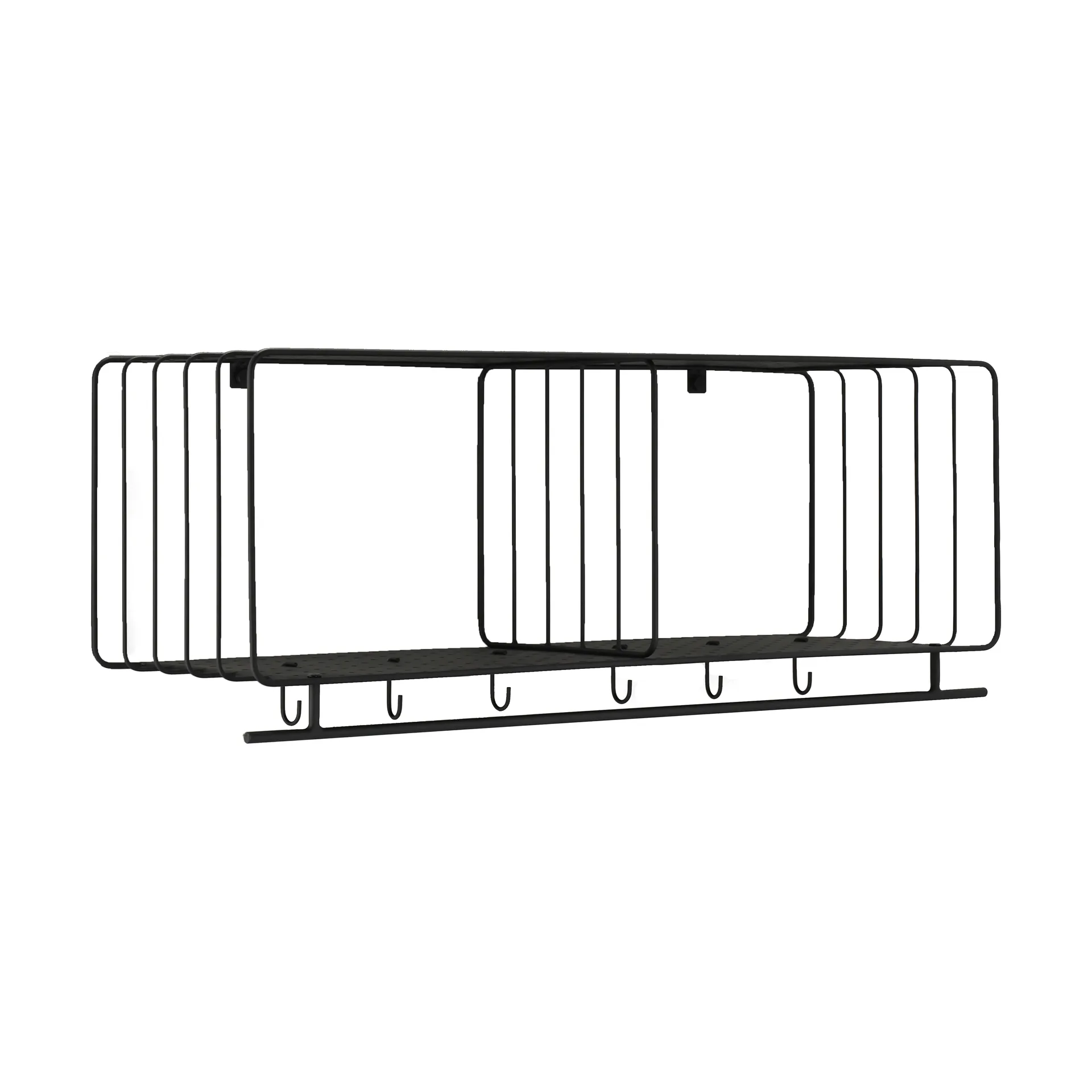 Nod hatthylle 90 cm, Black Scandi Living