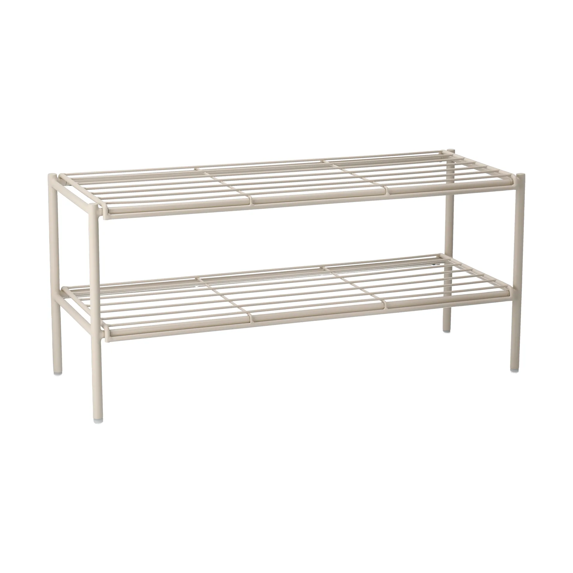 Nod skohylle 80x30x37 cm, Beige Scandi Living