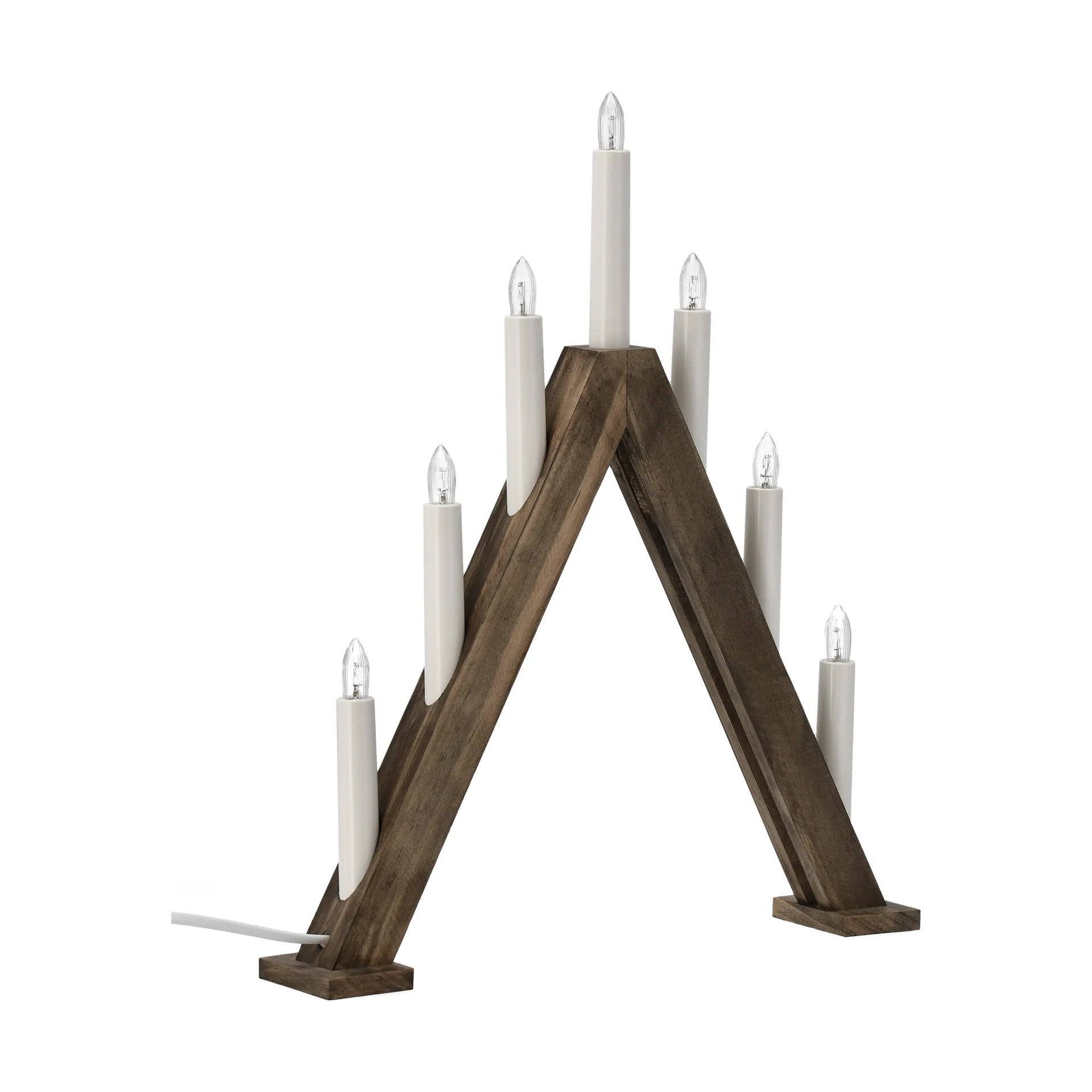 Nord adventsstake 40 cm, Mørkbeiset Scandi Living