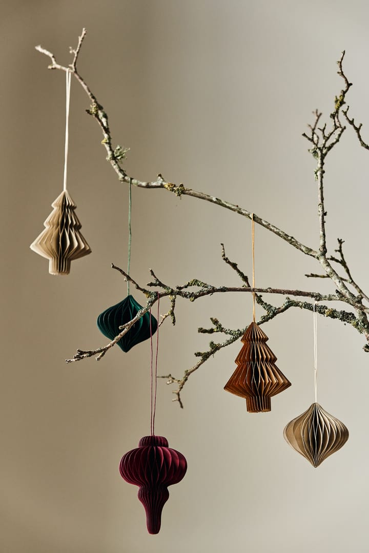 Onion juletrekuler 4-pakning, Beige Scandi Living