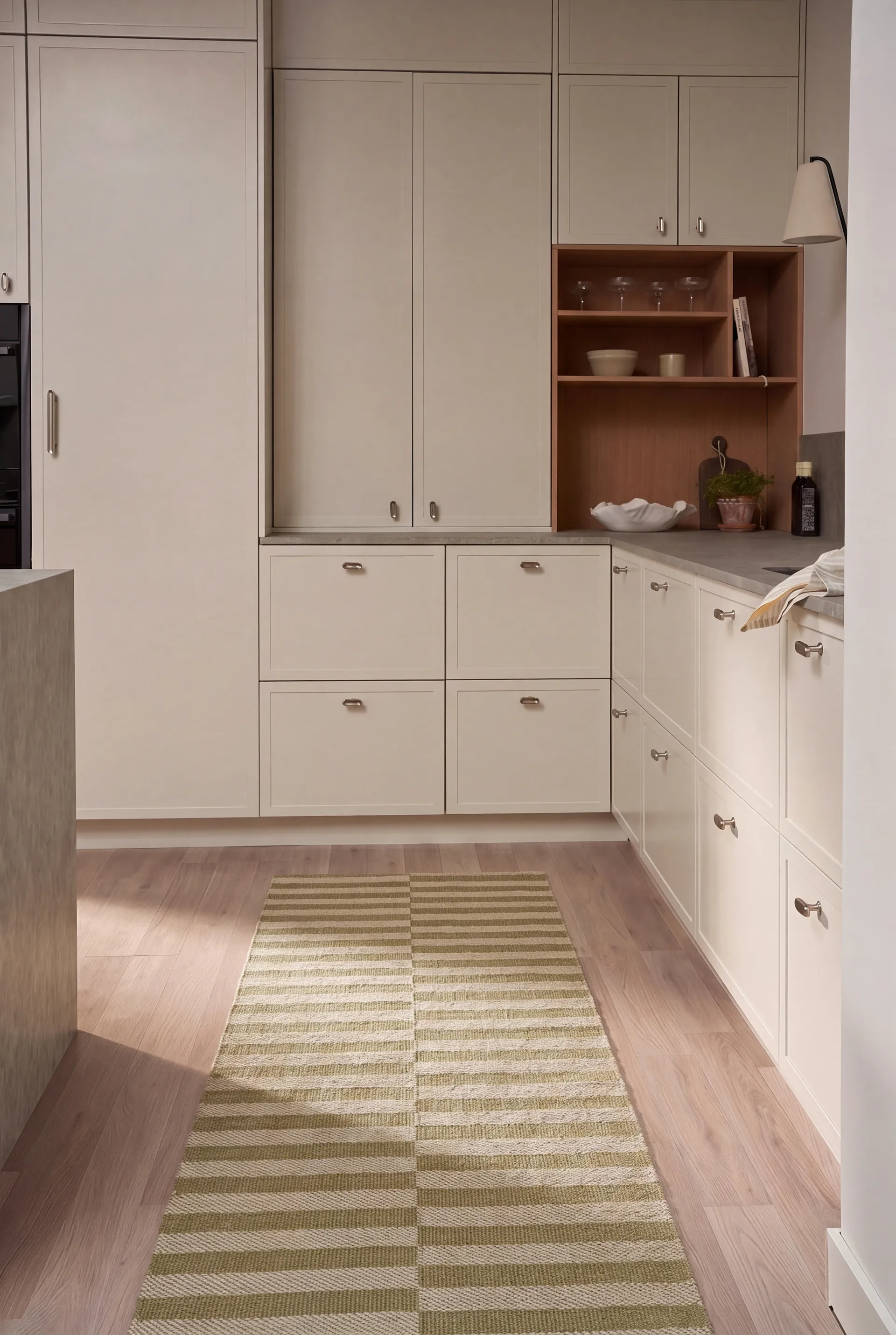 Path løper, Olive green, 70x200 cm Scandi Living