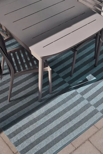 Path teppe - Ocean blue, 150x200 cm - Scandi Living