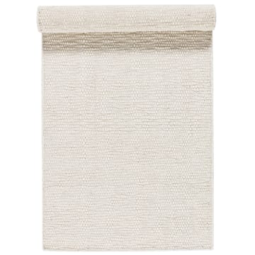 Pebble ullteppe hvit - 80x240 cm - Scandi Living