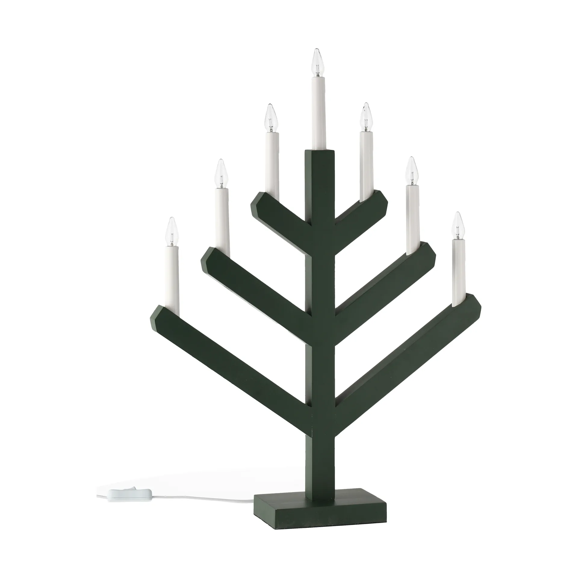 Pine adventslysestake 62 cm, Grønn Scandi Living