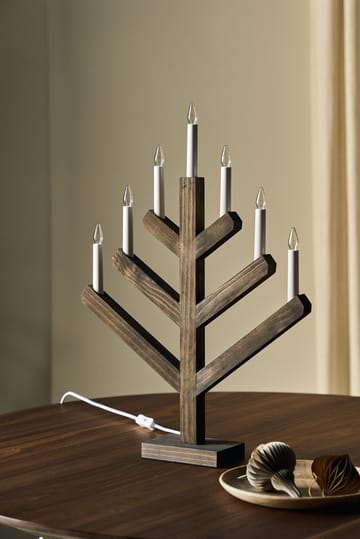Pine adventslysestake 62 cm - Mørkbeiset - Scandi Living