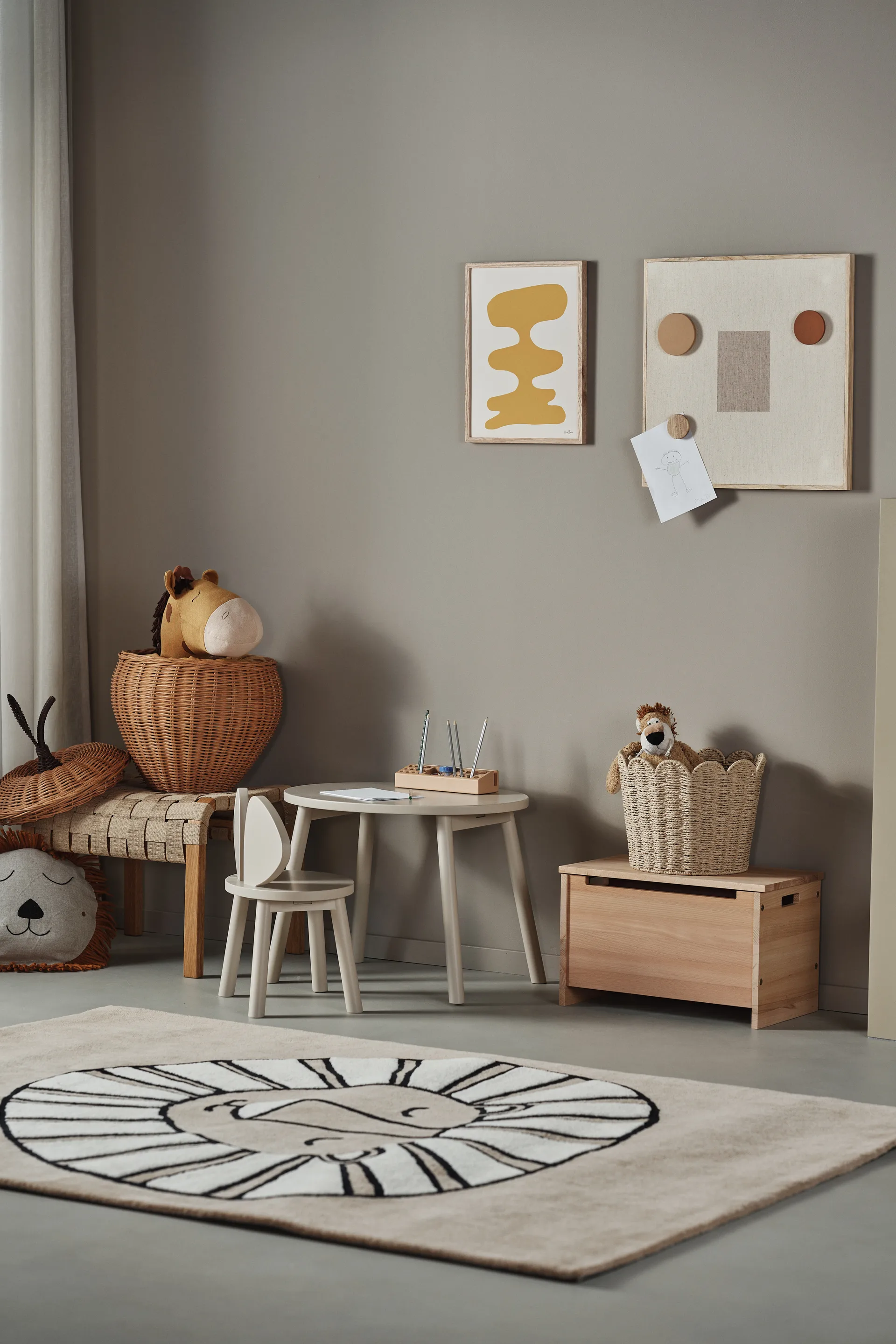 Roar ullteppe 170x240 cm, Sand Scandi Living