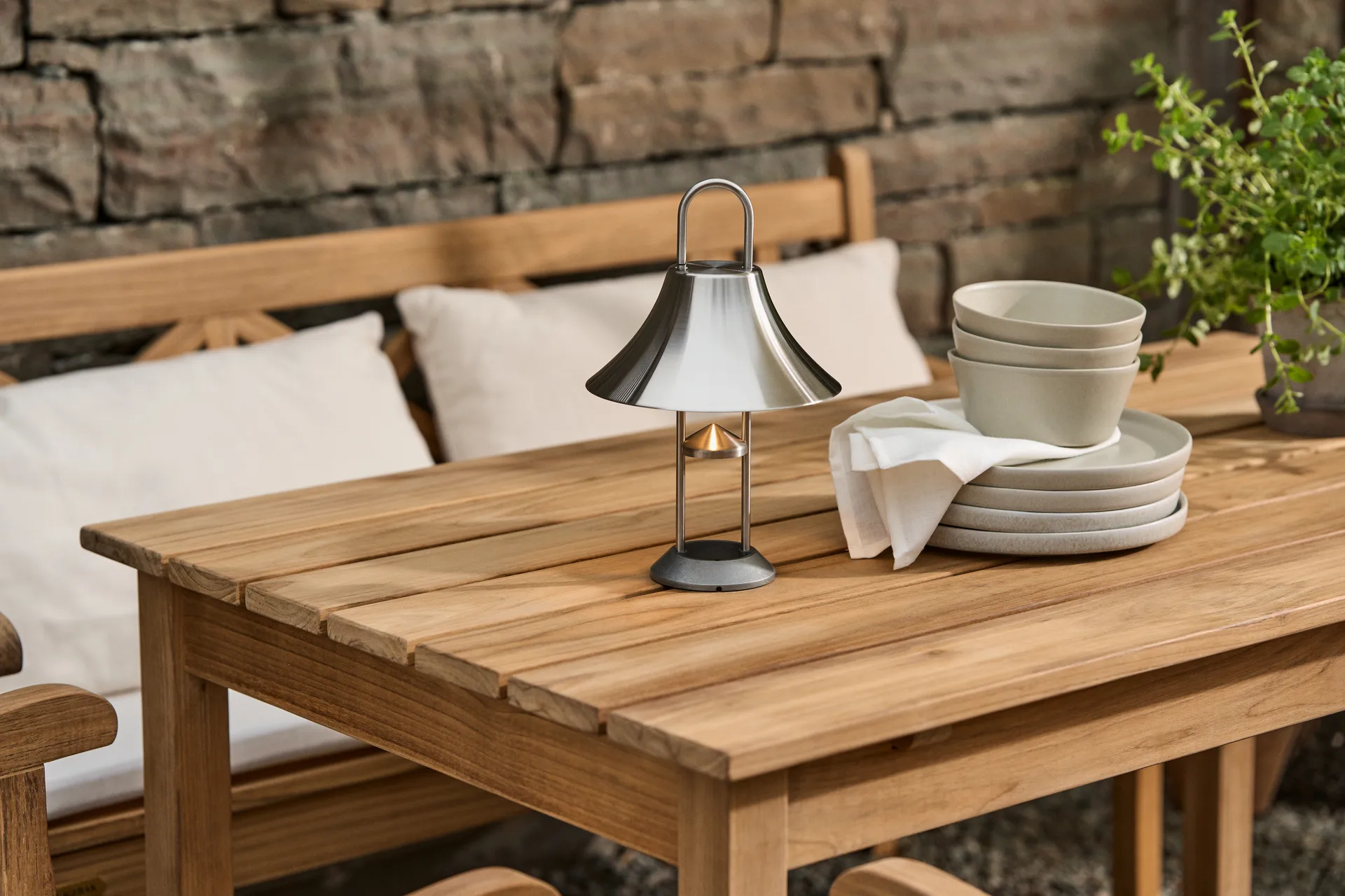 Sandsbro middagstallerken lysegrå, Ø26 cm, 4-pk Scandi Living