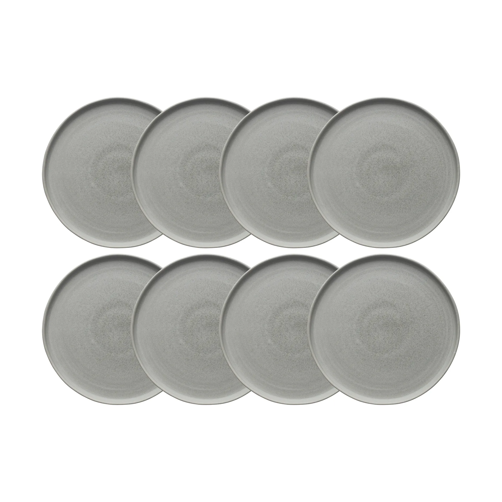 Sandsbro middagstallerken lysegrå, Ø26 cm, 8-pk Scandi Living