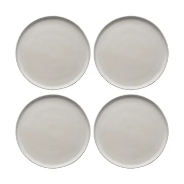 Sandsbro middagstallerken offwhite, Ø26 cm, 4-pk - Scandi Living