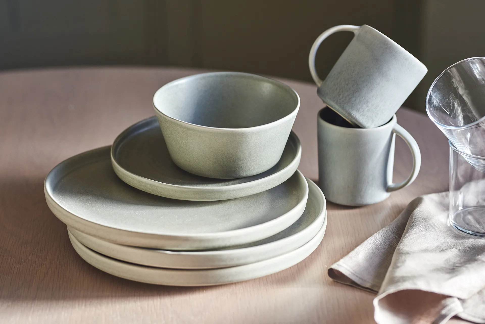 Sandsbro skål lysegrå, Ø15 cm, 4-pk,  Scandi Living