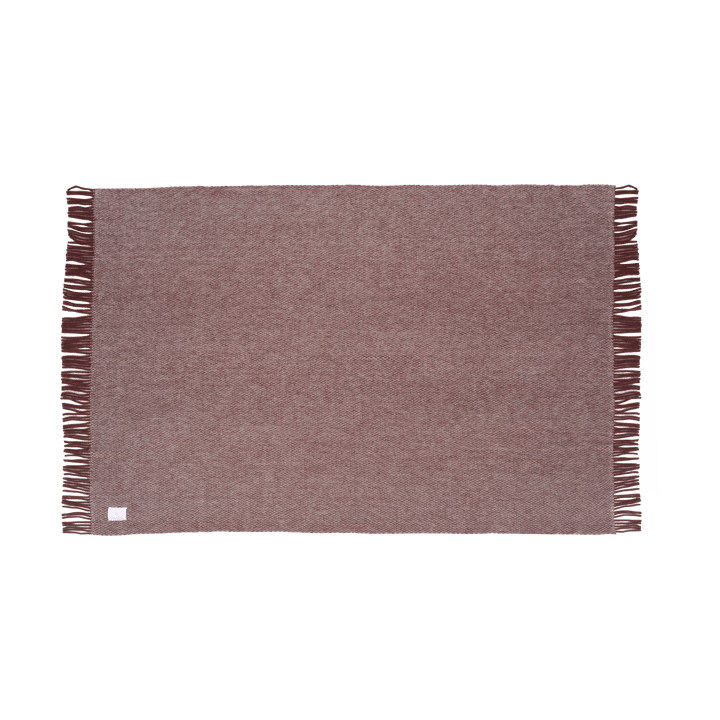 Sandstone ullpledd 130x180 cm, Burgunder Scandi Living