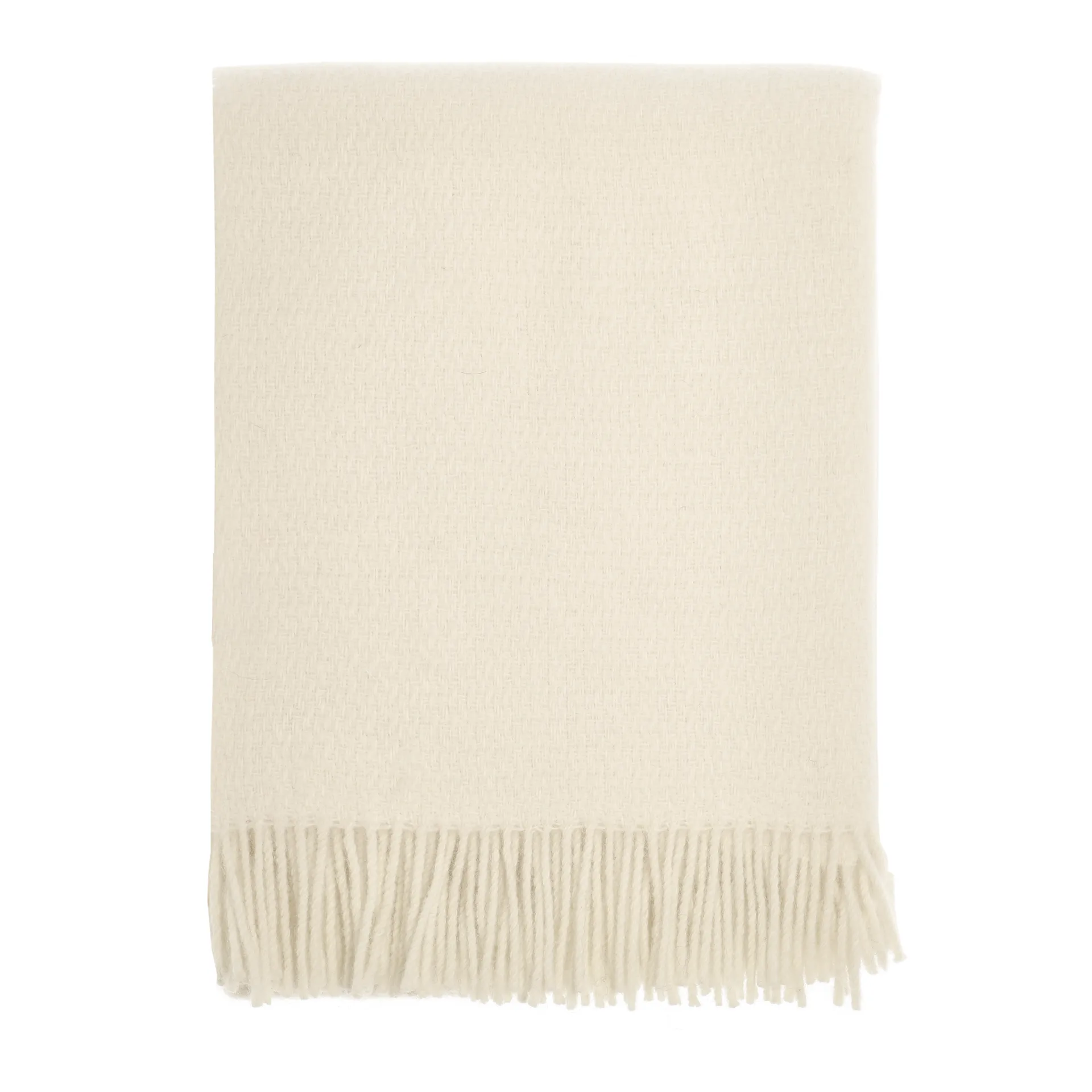 Sandstone ullpledd 130x180 cm, Creme Scandi Living