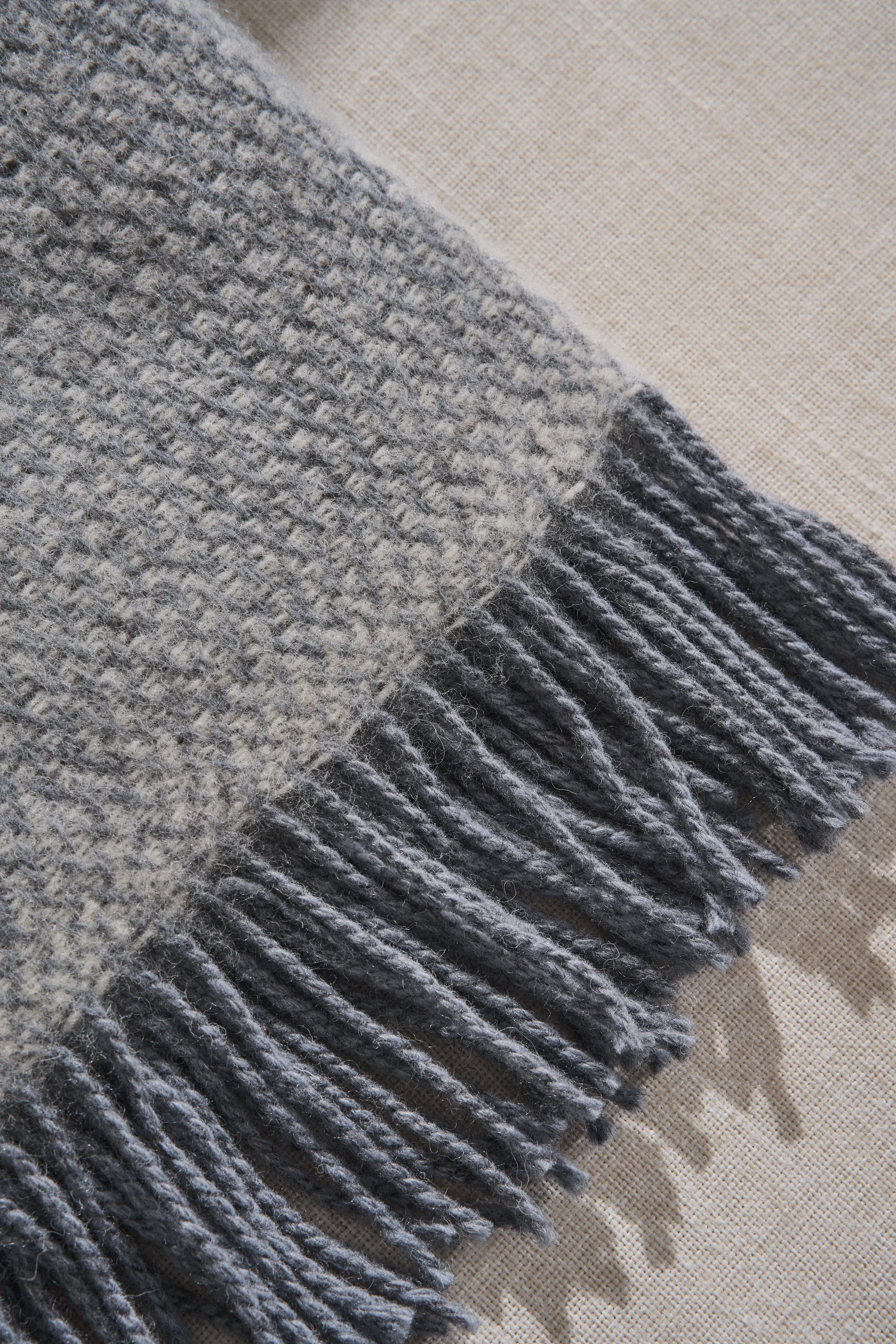 Sandstone ullpledd 130x180 cm, Dueblå Melange Scandi Living