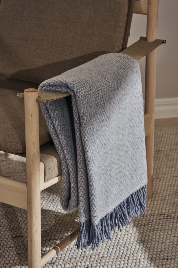 Sandstone ullpledd 130x180 cm, Dueblå Melange Scandi Living
