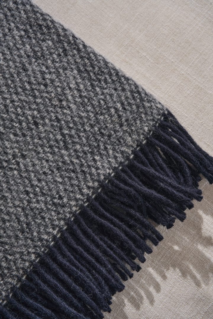 Sandstone ullpledd 130x180 cm, Indigo blå Scandi Living