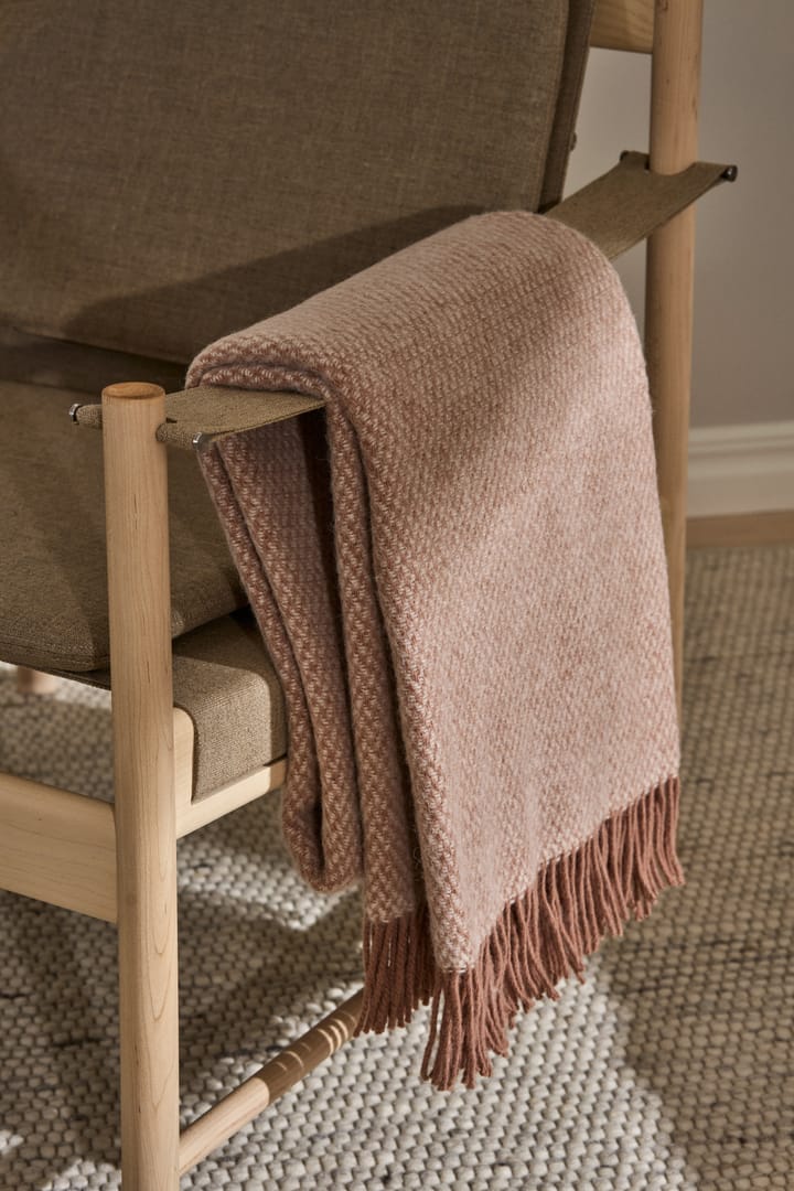 Sandstone ullpledd 130x180 cm, Mocca Scandi Living