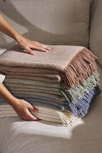 Sandstone ullpledd 130x180 cm - Mocca - Scandi Living