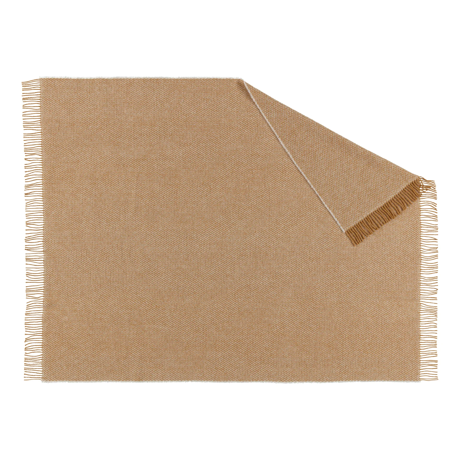 Sandstone ullpledd 130x180 cm, Mustard Scandi Living