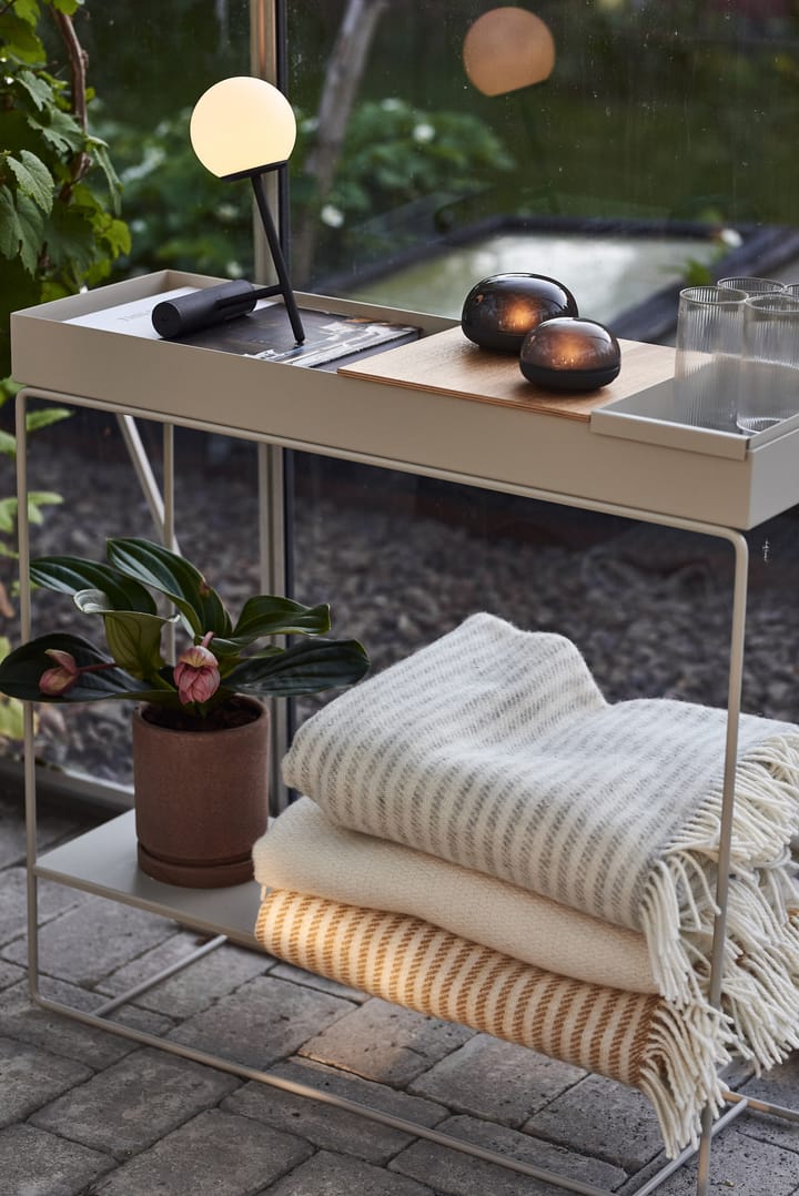 Sandstone ullpledd 130x180 cm, Off-white Scandi Living