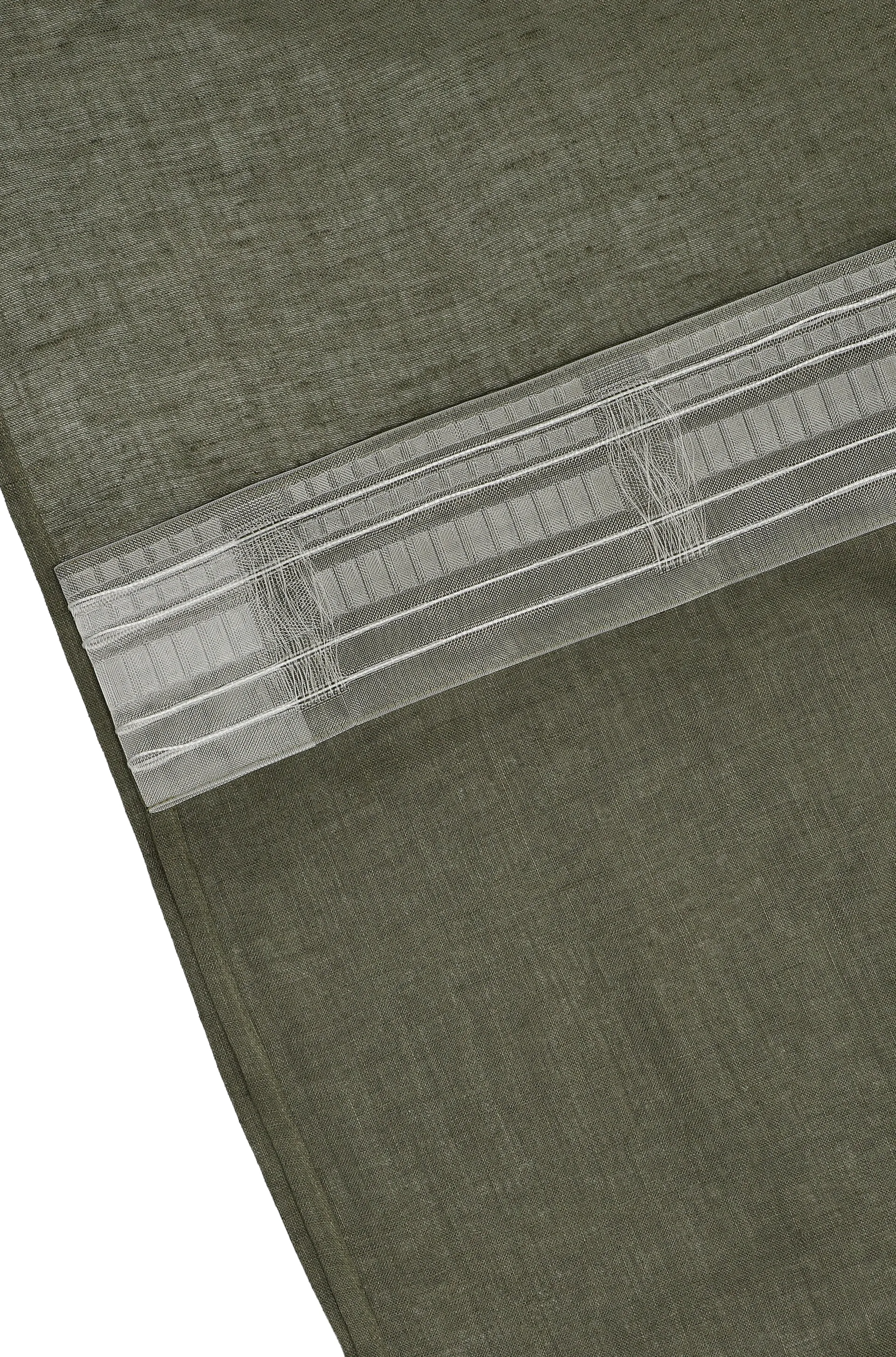 Serenity gardinlengde med multibånd 129 x 250 cm, Forest green Scandi Living