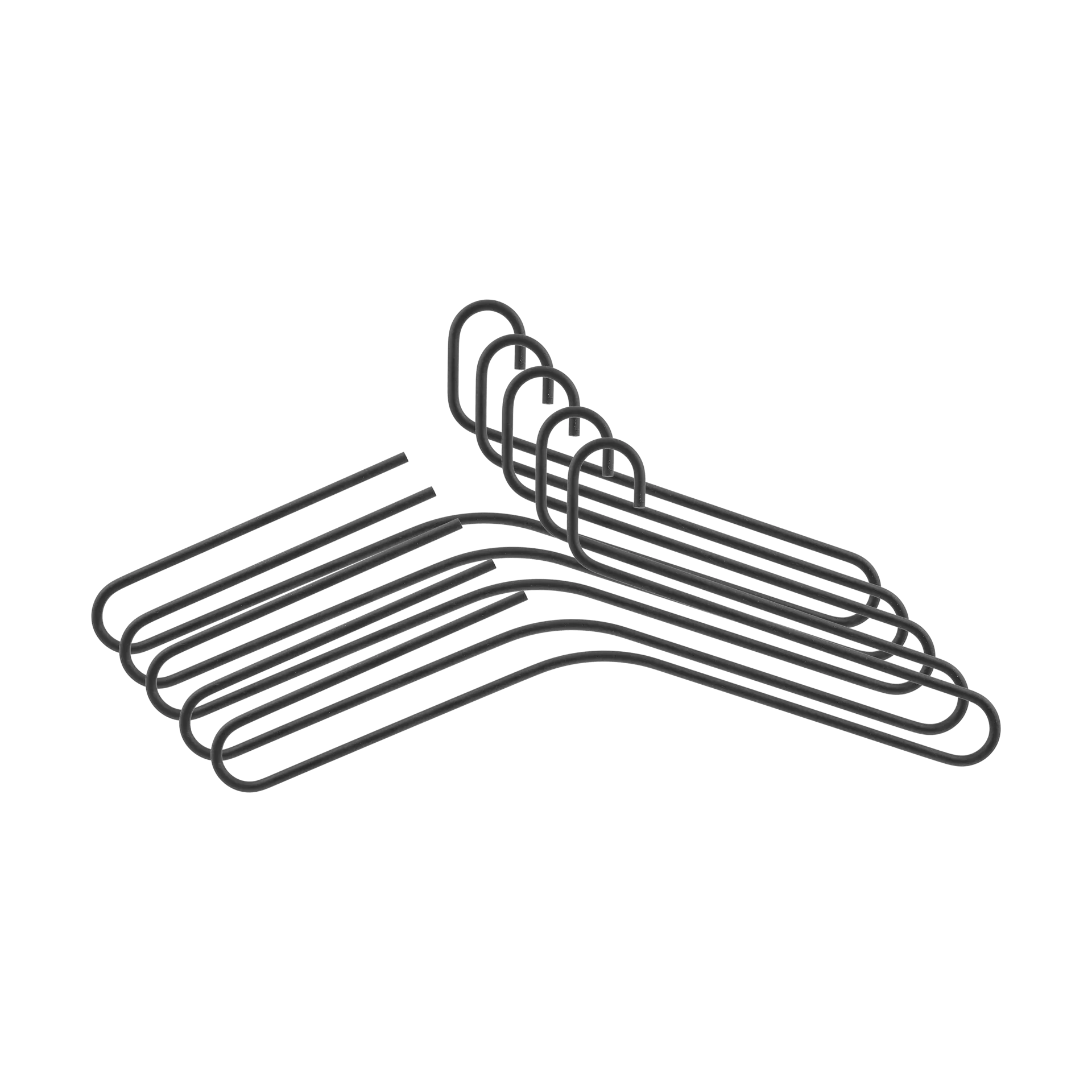 Smooth kleshenger 5-pk, Black Scandi Living