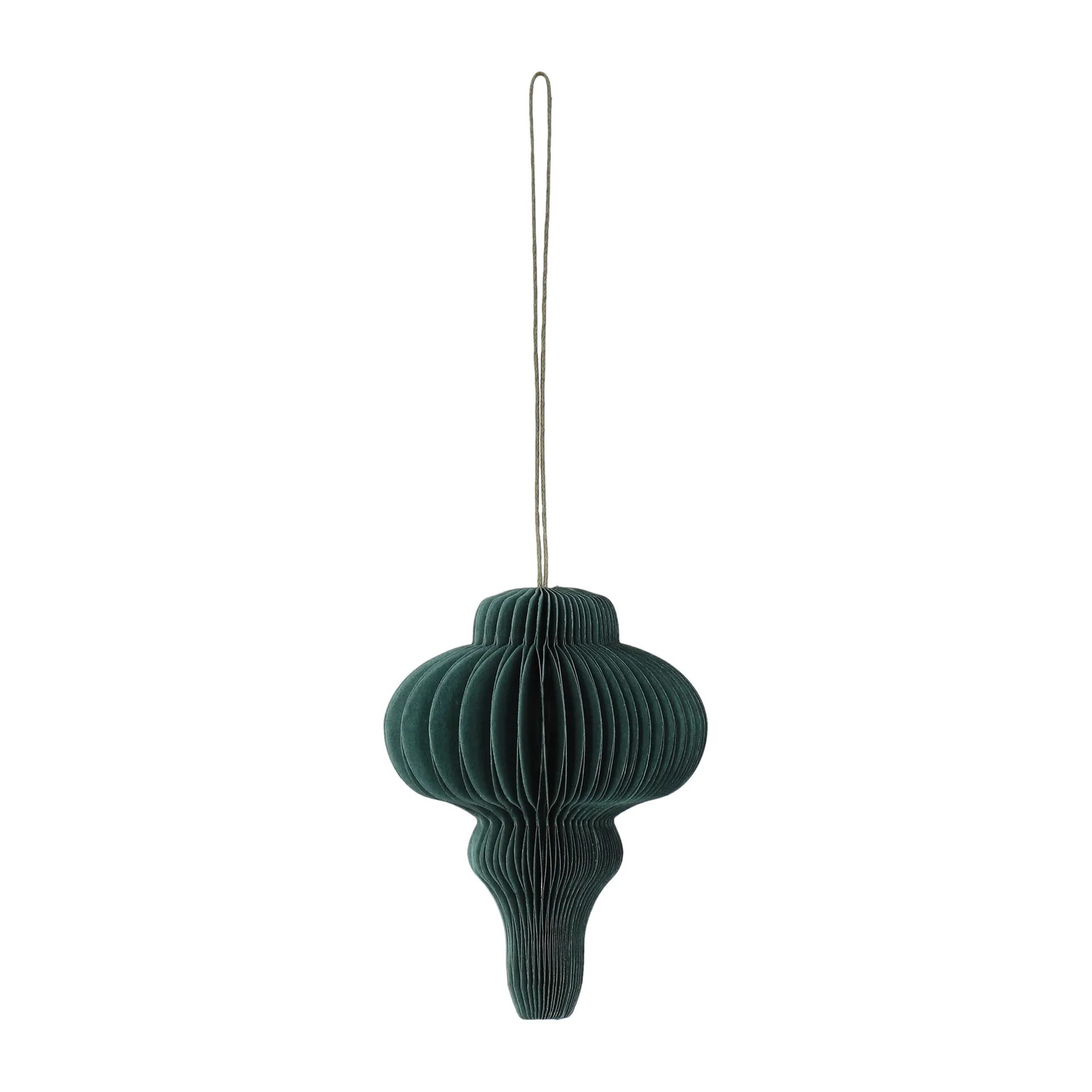 Spira juletrekuler 4-pakning, Forest Green Scandi Living