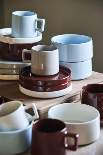 Taper asjett 14 cm - Hvit - Scandi Living