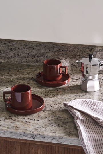 Taper asjett 14 cm - Rød - Scandi Living