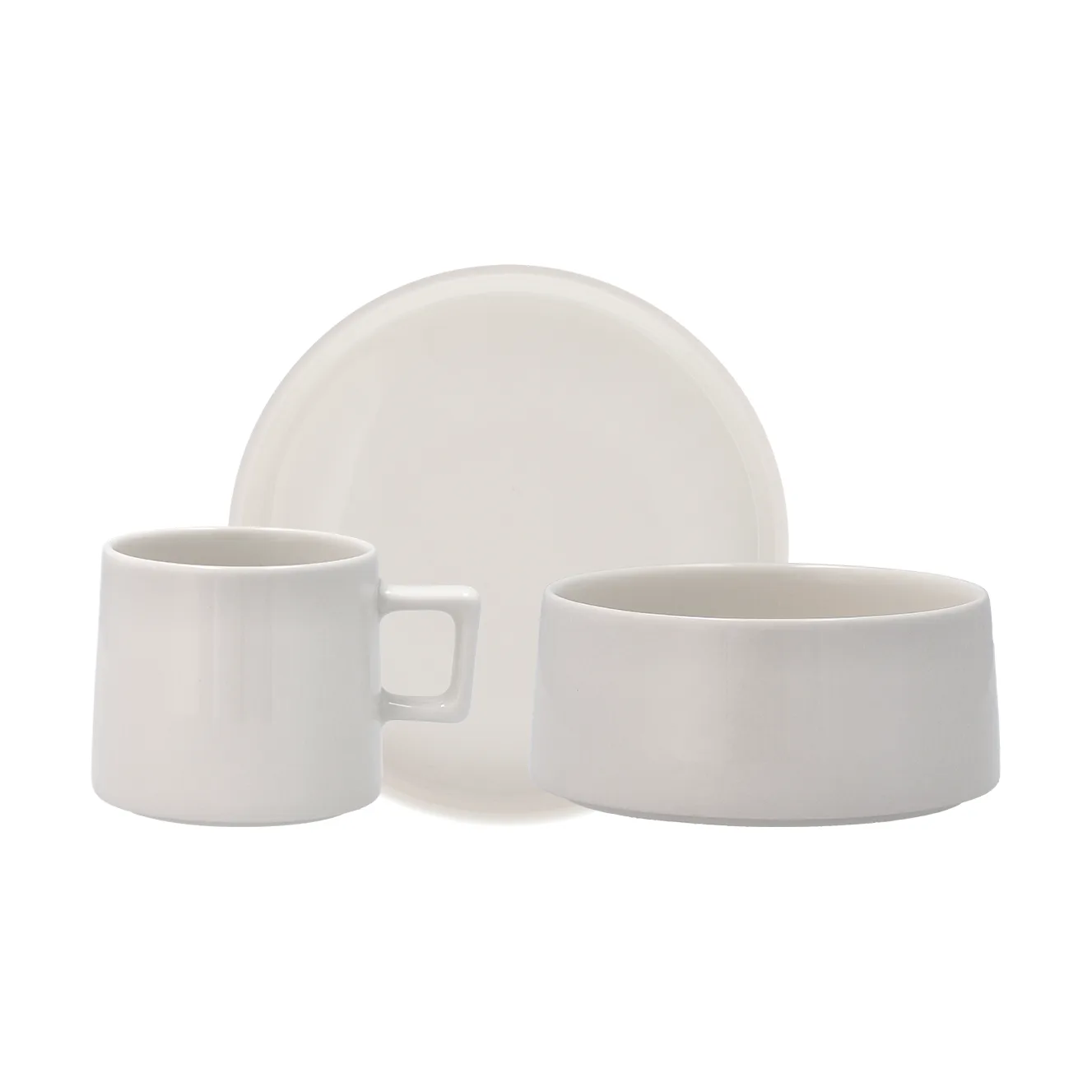 Taper frokostsett 12 deler - Hvit,  Scandi Living