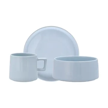 Taper frokostsett 12 deler - Lyseblå - Scandi Living