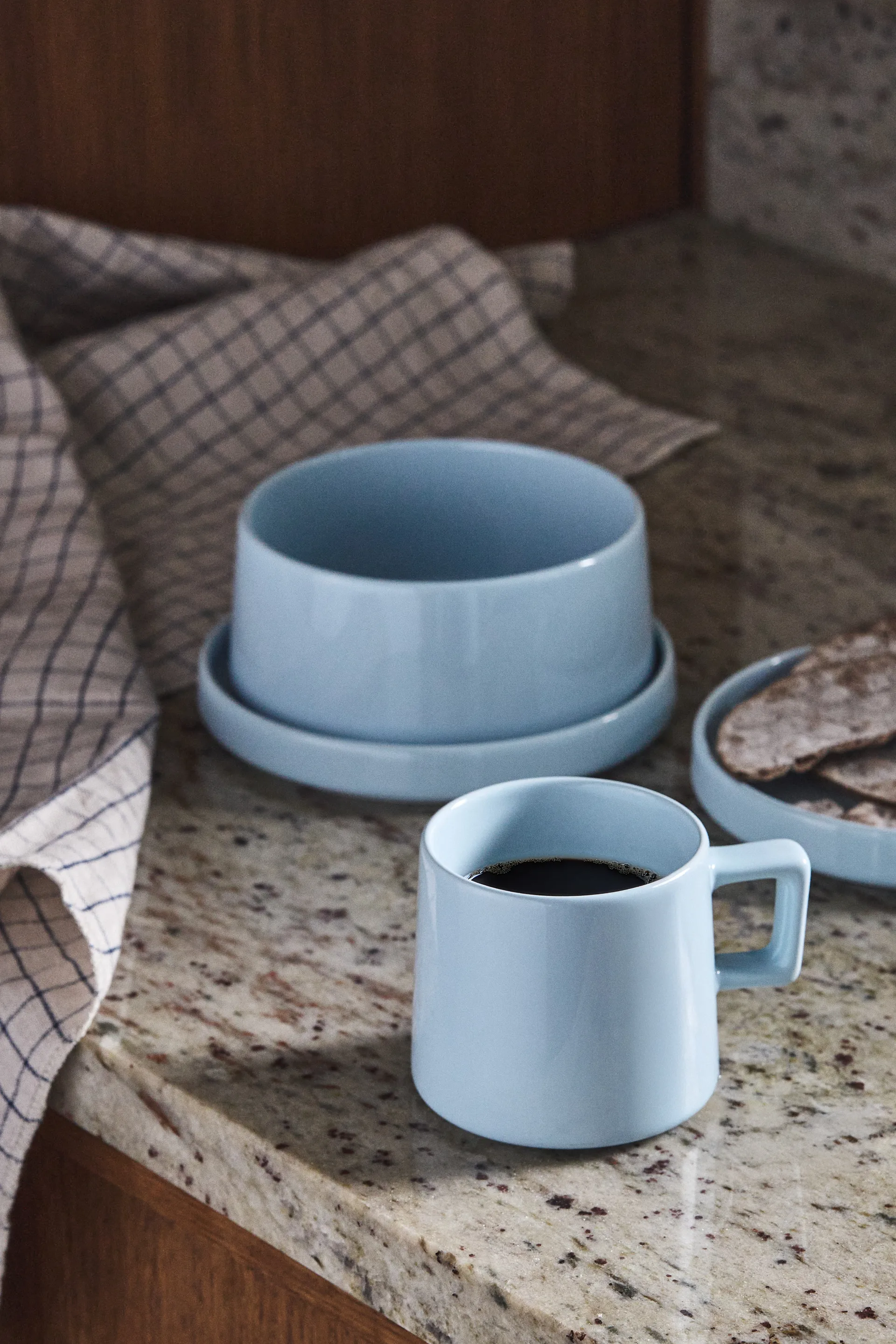 Taper frokostsett 12 deler - Lyseblå,  Scandi Living
