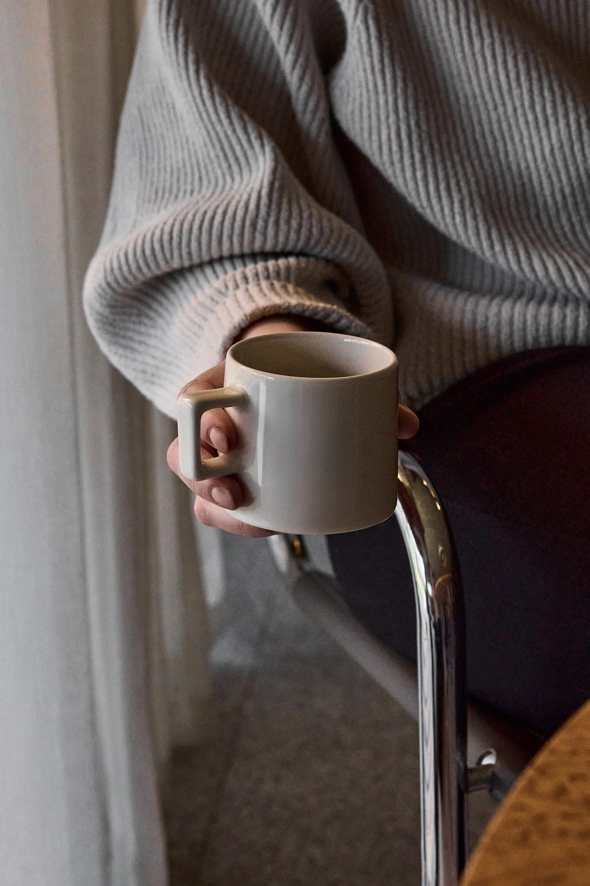 Taper frokostsett 12 deler - Lysegrå,  Scandi Living