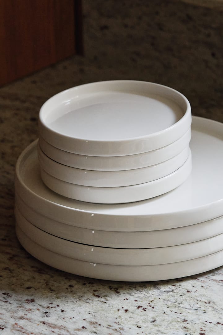 Taper tallerken 26cm, Hvit Scandi Living
