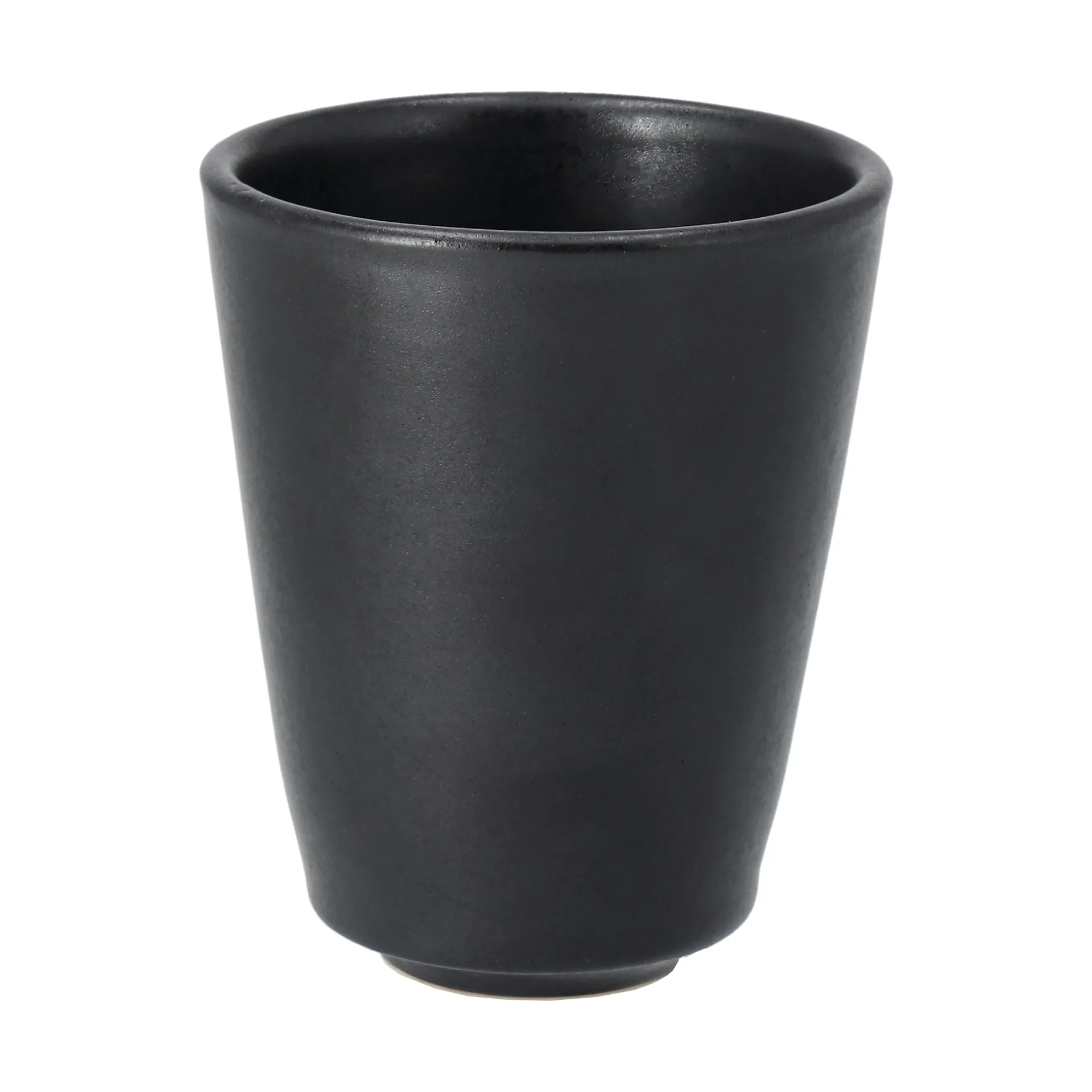 Terra cappuccinokopp, Svart steingods, 14,5 cl Scandi Living